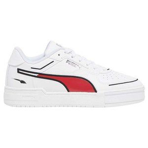Puma Embroidery Platform Men White Sneakers Casual Shoes